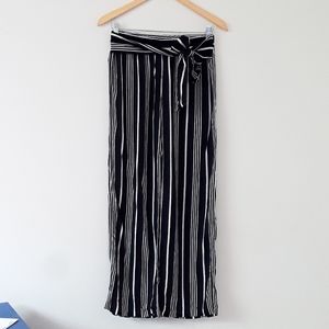 Cynthia Rowley wide leg striped pants